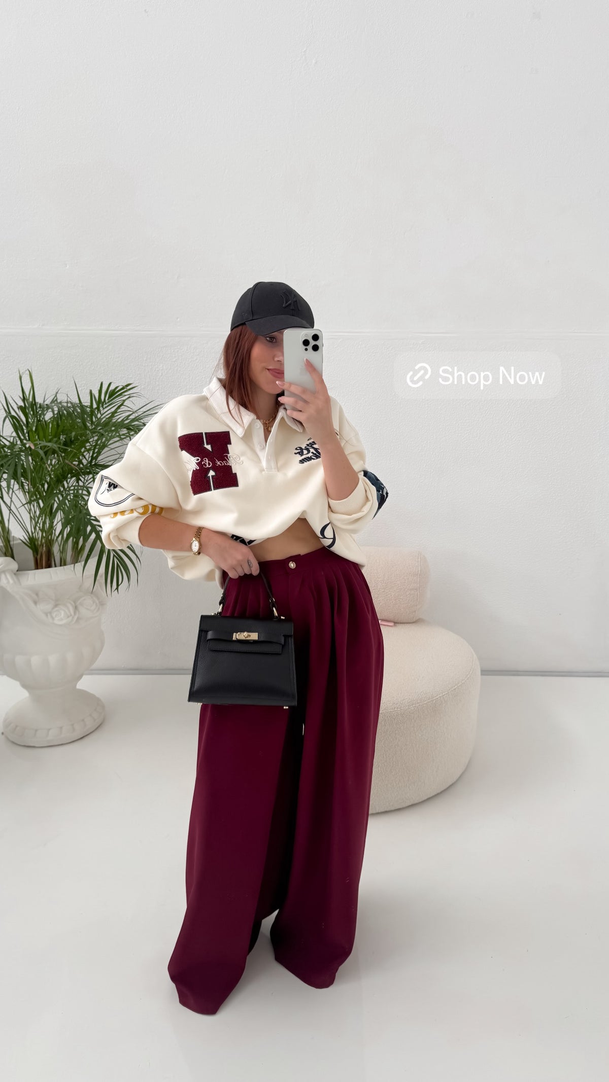 Pólo estilo rugby oversized