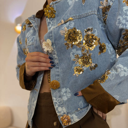 Golden Denim Jacket