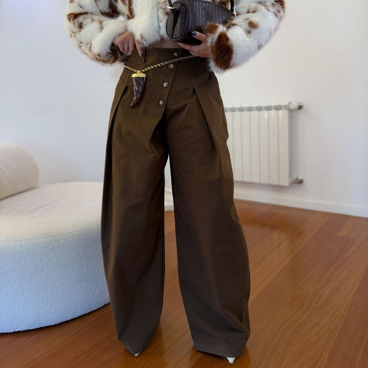 Pantaloni in pile