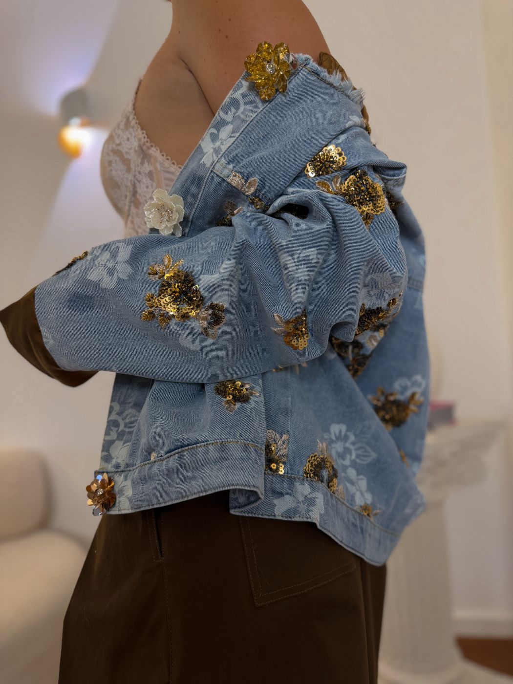 Golden Denim Jacket