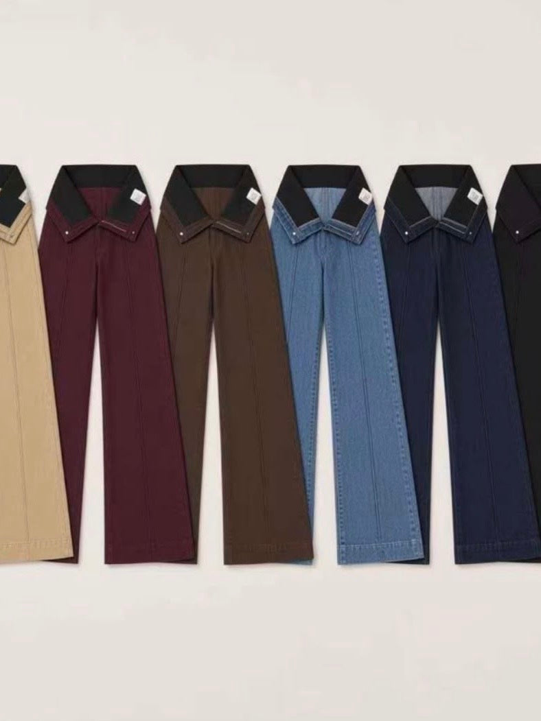 Jeans com cinta de compressão