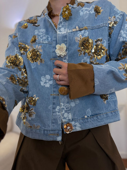 Golden Denim Jacket