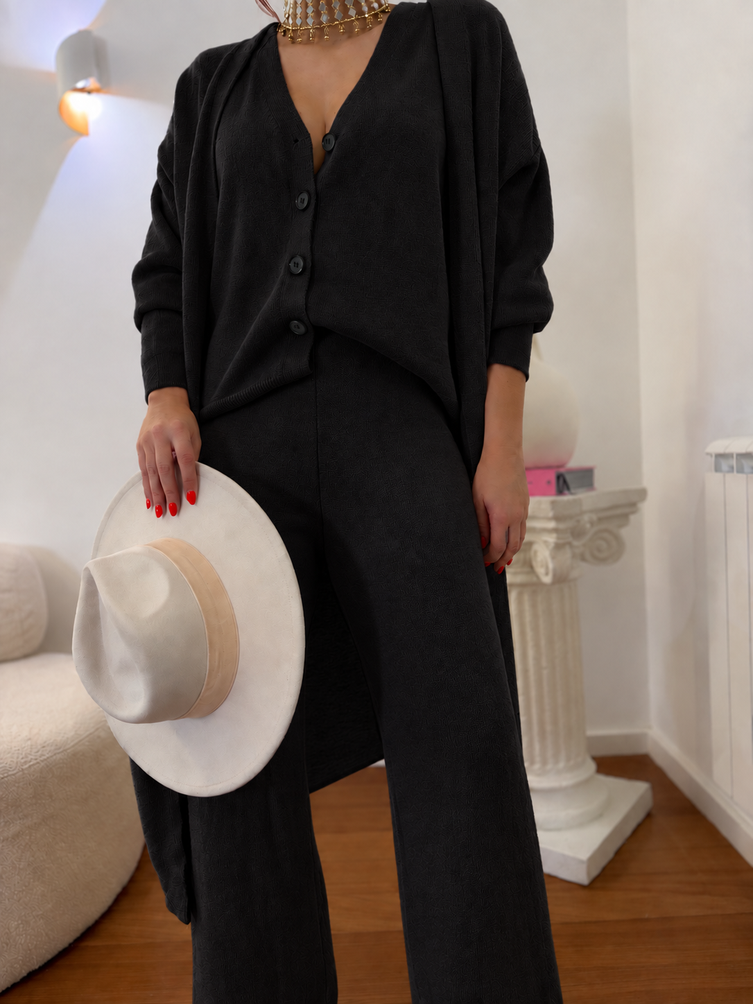 Conjunto de três peças