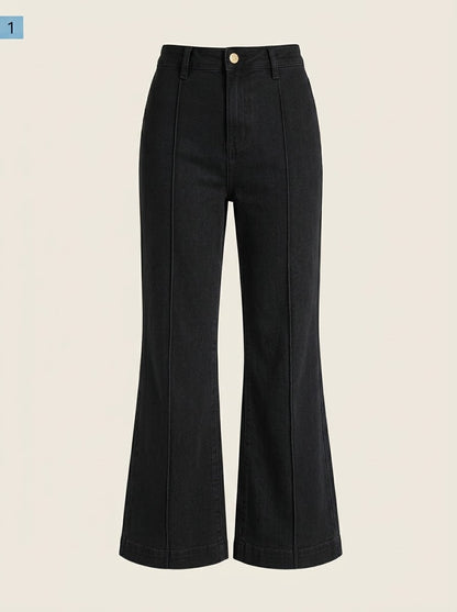 Jeans com cinta de compressão