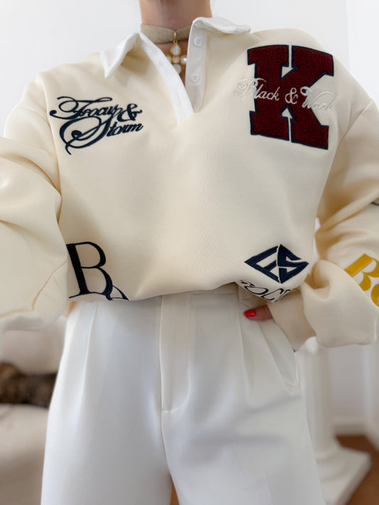 Polo oversize style rugby