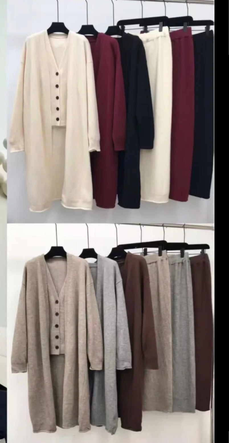 Conjunto de três peças