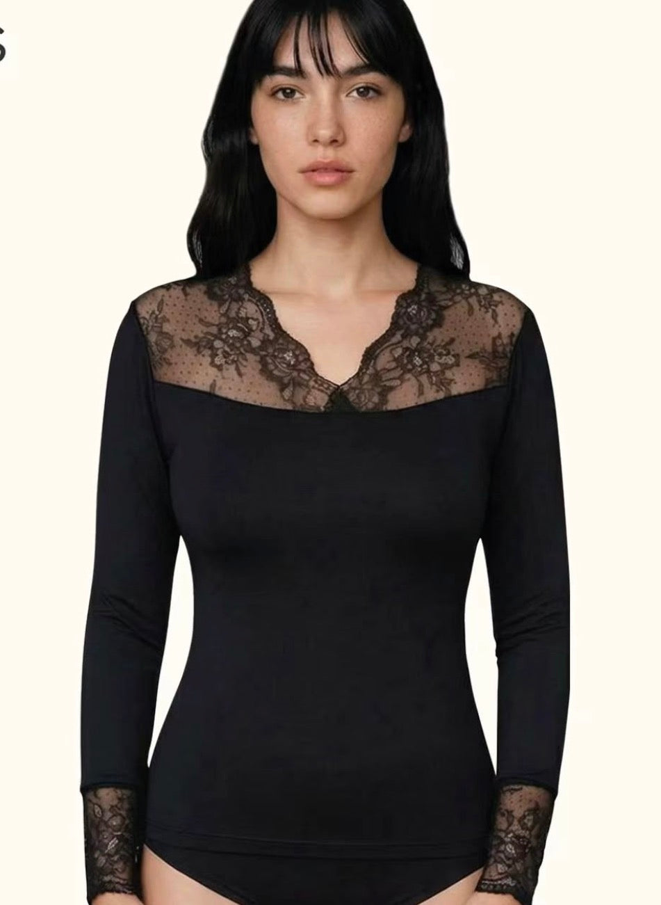 Camisola Térmica com Renda — Extra Warm